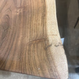 Villa2 Live Edge Wood & Iron BENCH 36w18d18h