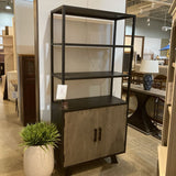 Villa2 Roma Solid Wood Triple Shelf BOOK SHELF 35.5w16d75h