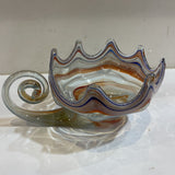 Murano Style Art Glass Bowl GIFT 11Wx8Dx5.5H