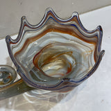 Murano Style Art Glass Bowl GIFT 11Wx8Dx5.5H