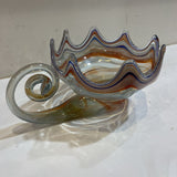 Murano Style Art Glass Bowl GIFT 11Wx8Dx5.5H