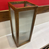 Bloomhome Jerry Wooden Glass Hurricane - Large ACCESSORIES