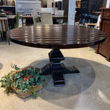 Bernhardt Round Solid Wood Pedestal Table DINING TABLE 60d30h
