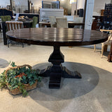 Bernhardt Round Solid Wood Pedestal Table DINING TABLE 60d30h