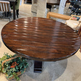 Bernhardt Round Solid Wood Pedestal Table DINING TABLE 60d30h
