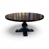 Bernhardt Round Solid Wood Pedestal Table DINING TABLE 60d30h