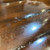 Bernhardt Round Solid Wood Pedestal Table DINING TABLE 60d30h