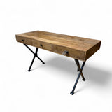 Villa2 Dakota Wood & Metal Desk DESKS 54w22d30h