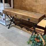 Villa2 Dakota Wood & Metal Desk DESKS 54w22d30h