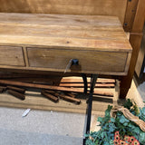 Villa2 Dakota Wood & Metal Desk DESKS 54w22d30h