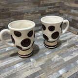 2pc Set Ceramic Oreo Mugs ACCESSORIES 3.5d5h
