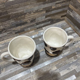 2pc Set Ceramic Oreo Mugs ACCESSORIES 3.5d5h
