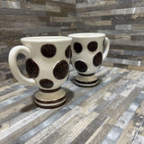 2pc Set Ceramic Oreo Mugs ACCESSORIES 3.5d5h