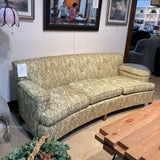 Dunbar Style MCM Hollywood Regency Curved SOFA 80Wx36Dx32H