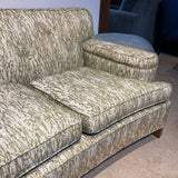 Dunbar Style MCM Hollywood Regency Curved SOFA 80Wx36Dx32H
