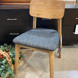 Casterly Seb MCM DINING CHAIRS Dark Graphite 17w20d32h