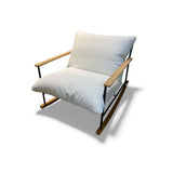 Denver Modern Indoor/Outdoor Vail Rocker ROCKING CHAIRS Dove Boucle 32w40d29h