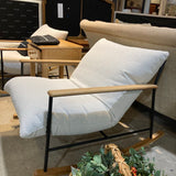 Denver Modern Indoor/Outdoor Vail Rocker ROCKING CHAIRS Dove Boucle 32w40d29h