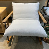 Denver Modern Indoor/Outdoor Vail Rocker ROCKING CHAIRS Dove Boucle 32w40d29h