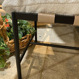 Denver Modern Indoor/Outdoor Vail Ottoman OTTOMANS Dove Boucle 27w18d19h