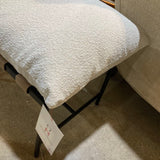 Denver Modern Indoor/Outdoor Vail Ottoman OTTOMANS Dove Boucle 27w18d19h