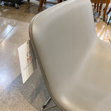 Cappellini Spring Leather Chair By Erwan Buroullec LOUNGE CHAIRS Gray 30w30d27h