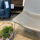 Cappellini Spring Leather Chair By Erwan Buroullec LOUNGE CHAIRS Gray 30w30d27h