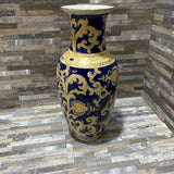 Ceramic Asian Vase GIFT 5d12h