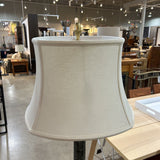 Scully & Scully Dark Green Marble & Brass FLOOR LAMP 16d59h