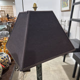 Scully & Scully Dark Green Marble & Brass FLOOR LAMP 16d59h