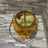 Metal & Glass Pumpkin Lantern HOLIDAY ITEMS 7d8h
