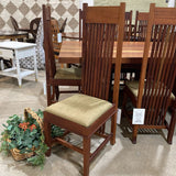Sawbridge Studios Solid Mahogany Mission Style Side Chair DINING CHAIRS 17w20d48h