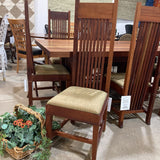 Sawbridge Studios Solid Mahogany Mission Style Side Chair DINING CHAIRS 17w20d48h