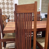 Sawbridge Studios Solid Mahogany Mission Style Side Chair DINING CHAIRS 17w20d48h