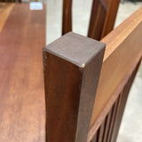 Sawbridge Studios Solid Mahogany Mission Style Side Chair DINING CHAIRS 17w20d48h