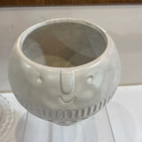 Bloomingville Modern Scandinavian Style Ceramic Vase ACCESSORIES White 6.5Wx6H