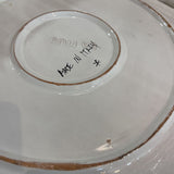Fine Italian LaMusa Signed Ceramic Oversized Centerpiece Platter Wall Hanging ACCESSORIES 22Wx2.5H