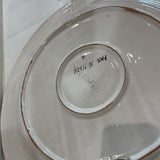 Fine Italian LaMusa Signed Ceramic Oversized Centerpiece Platter Wall Hanging ACCESSORIES 22Wx2.5H