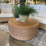 Lloyd Flanders Tobago Round COFFEE/COCKTAIL TABLE 36d16h