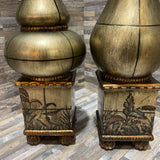 2pc Set Jeffrey Merriman Collection Decor Spires ACCESSORIES 5.5Wx25H largest