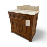 Antique Victorian Commode Wash Stand CABINET 31w16.5d35.5h
