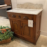 Antique Victorian Commode Wash Stand CABINET 31w16.5d35.5h