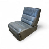 Arhaus Rowland Leather Armless Power Recliner RECLINERS Lanie Graphite 30w36d35h