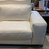Cort Furniture Fregene Leather SOFA White 88w38d32h