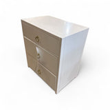 Lark 3-Drawer DRESSERS/CHESTS White 25w16d28h