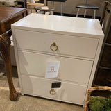Lark 3-Drawer DRESSERS/CHESTS White 25w16d28h