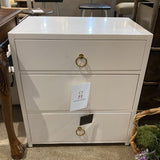 Lark 3-Drawer DRESSERS/CHESTS White 25w16d28h