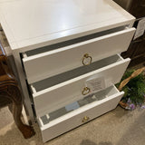 Lark 3-Drawer DRESSERS/CHESTS White 25w16d28h