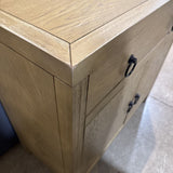 Celine 1-Drawer Accent Cabinet CABINET Light Brown 31w14d30h