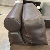 Natuzzi Leather Track Arm Recliner RECLINERS Brown 34w36d34h
